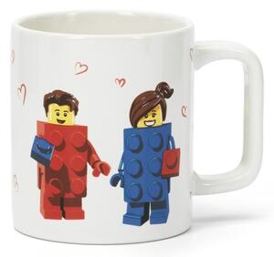 Бяла керамична детска чаша 300 ml Love – LEGO®
