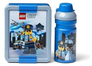 Комплект бутилка за вода и кутия за закуски City - LEGO®
