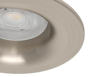 Eglo 902276 - Комплект 3xLED таванни осветителни тела за баня SALABATE LED/4,9W/230V Ø8,8cm IP65 хром