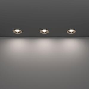 Eglo 902276 - Комплект 3xLED таванни осветителни тела за баня SALABATE LED/4,9W/230V Ø8,8cm IP65 хром