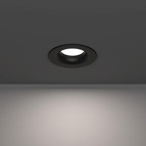 Eglo 902273 -LED вграден таванен осветител за баня SALABATE LED/4,9W/230V pr.8,8cm IP65 черен