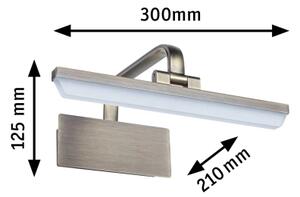 Paulmann 95568 - LED/6W Осветително тяло за картина RENAN 230V 30 cm месинг