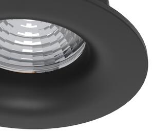 Eglo 902278 - комплект 3xLED димируемо вградено таванно осветително тяло SALICETO LED/4,8W/230V Ø8,8cm черно