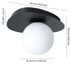Eglo 902091 - LED стенен аплик за баня CASTROVIDO 1xG9/4,2W/230V IP44 черен