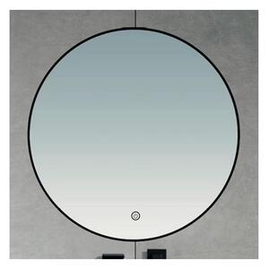 Brilagi-LED Огледало за баня NOVARA LED/19W/230V, 60 см, черно, IP44, CRI 90, с възможност за димиране (димер) + CCT (регулируема цветна температура)