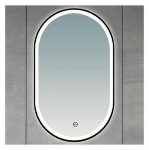 Brilagi-LED Огледало за баня CANZO LED/25W/230V 50x80 cm черно IP44 CRI 90 дим.+CCT