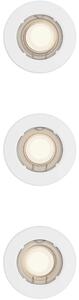 Philips - Комплект от 3 вградени осветителни тела PERIDOT 1xGU10/7W/230V, бели