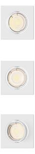 Philips - Комплект 3x вградени осветителни тела PERIDOT 1xGU10/7W/230V бяло