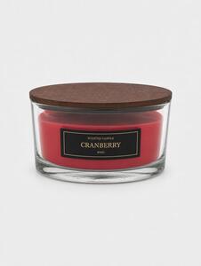 Sinsay - Ароматна свещ с дървен фитил Cranberry - кларет