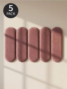 Sinsay - Тапицирани стенни панели 5 pack - пастелнорозово