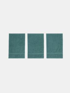 Sinsay - Комплект кърпи за ръце 3 pack - синьо-зелено