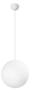 Linea Light LED висяща лампа Oh! P, Ø 38 см, бяла, 3 000 K, 1 584 lm, Бял, Дневна/трапезария, Пластмаса, Модерен