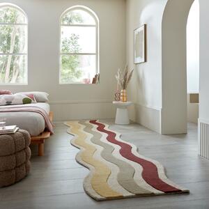 Covor traversa Cascade Wool Mov 80x300 cm