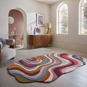 Covor oval Envy Wool Multicolor 140x200 cm