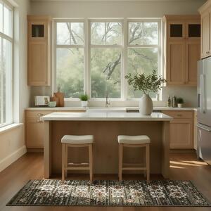Covor traversa Gia Global Verde 80x300 cm