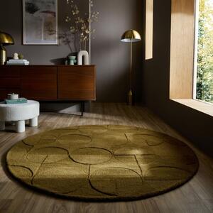 Covor rotund Gigi Masliniu 160x160 cm