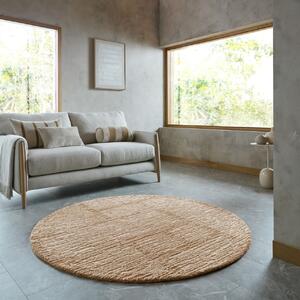 Covor rotund Harris Modula Wool Natural 160x160 cm