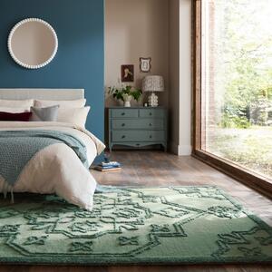 Covor Sable Vintage Wool Albastru 140x200 cm