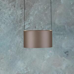 PURE LED висяща лампа Clipse, бронзов цвят Ø 20 cm CCT, 2-светлинна, Затъмняване, Бронзов / античен месинг, Дневна/трапезария, Метал, Модерен
