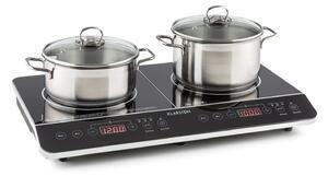 Klarstein VariCook Slim, двоен котлон, 3500 W, таймер, 240 ° C, тъчпад
