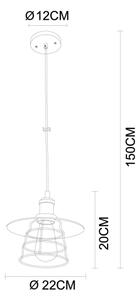 Globo 15086H - Полилей VIEJO 1xE27/60W/230V