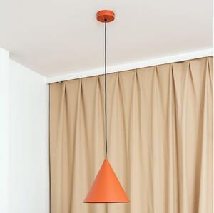 Полилей на кабел ETNA II, 1xE27/15W/230V, Ø 25 см, оранжев