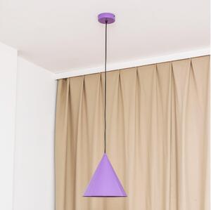 Полилей на кабел ETNA II 1xE27/15W/230V, диаметър 25 см, лилав
