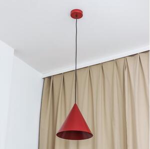 Подвесен полилей ETNA II 1xE27/15W/230V Ø 25 см, червен
