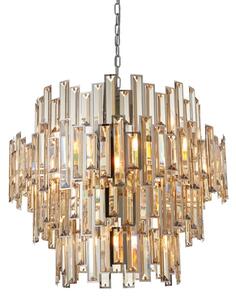 Endon 72746 - Кристален полилей на верига VIVIANA 15xE14/40W/230V (димчато)