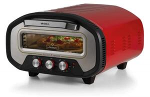 Електрическа фурна за пица Ariete Da Gennaro 3901/00, 2200W, 430°C, 3 режима, Каменна плоча, Таймер, Червен