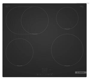 Индукционен плот за вграждане Bosch PIF61ABB5E, 4 нагревателни зони, 17 степени на мощност, защита за деца, QuickStart, PowerBoost, черен