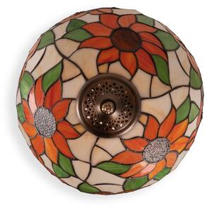 Brilagi - Tiffany витражна настолна лампа SUNFLOWER 2xE27/60W/230V