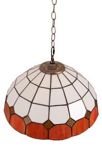 Brilagi - Tiffany витражен полилей на верига SIENNA 1xE27/60W/230V Ø 40 см