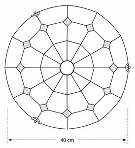 Brilagi - Tiffany витражна плафониера SIENNA 2x E27, макс. 60 W, 230 V, Ø 40 см