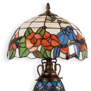 Brilagi - Tiffany витражна настолна лампа JUNGLE 1xE27/60W/230V + 1xE14/40W