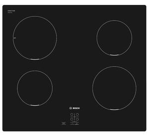 Плот за вграждане Bosch PUG611AA5E, 4 нагревателни зони, индукционен, сензорно управление, PowerBoost, ChildLock, QuickStart, черен