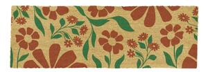 Изтривалка от кокосови влакна 40x120 cm Red & Green Floral – Artsy Doormats