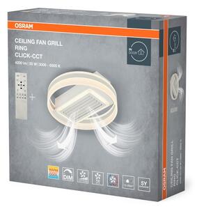 Osram - LED димируемо таванно осветително тяло с вентилатор CEILING FAN LED/55W/230V бяло+ДУ