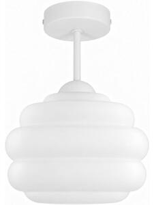 BRILAGI - LED прикрепен полилей RETRO GLASS 1xE27/60W/230V Ø 20 см бял