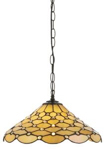 Endon 112226 - Полилей на верига Tiffany PEARL 1xE27/10W/230V Ø 45 см