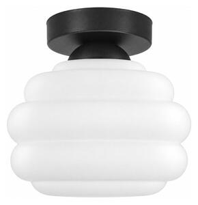 BRILAGI - LED таванно осветително тяло RETRO GLASS 1xE27/60W/230V Ø 20 cm черно/бяло
