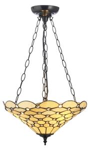 Endon 111884 - Полилей на верига Tiffany PEARL 3xE27/10W/230V Ø 37 см
