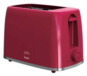 Тостер Oliver Voltz OV51440W red, 6 степени, тава за трохи, 700W