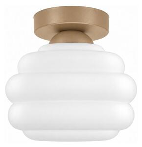 BRILAGI - LED таванно осветително тяло RETRO GLASS 1xE27/60W/230V, диаметър 20 см, бежово/бяло