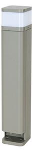 BRILAGI - Външна лампа с 2 SCHUKO гнезда PILLAR 1xG9/11W/230V IP44 сива