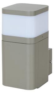 BRILAGI - Външна стенна лампа с контакт SCHUKO PILLAR 1xG9/11W/230V IP44 сива