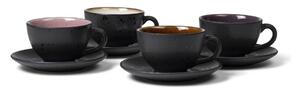 Черни керамични чаши в комплект 4 бр. 240 ml Gastro Black/Mix – Bitz