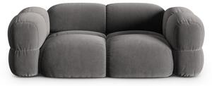 Сив кадифен диван 210 cm Loretto – Cosmopolitan Design