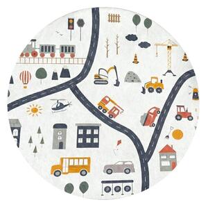 Детско килимче за игра подходящо за пране ø100 cm World Around Me – Mila Home