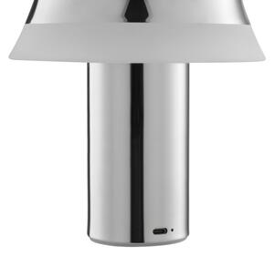Brilliant - LED настолна лампа KINICH с докосване, димер и акумулатор, LED/2,5W/5V 2700K, лъскав хром